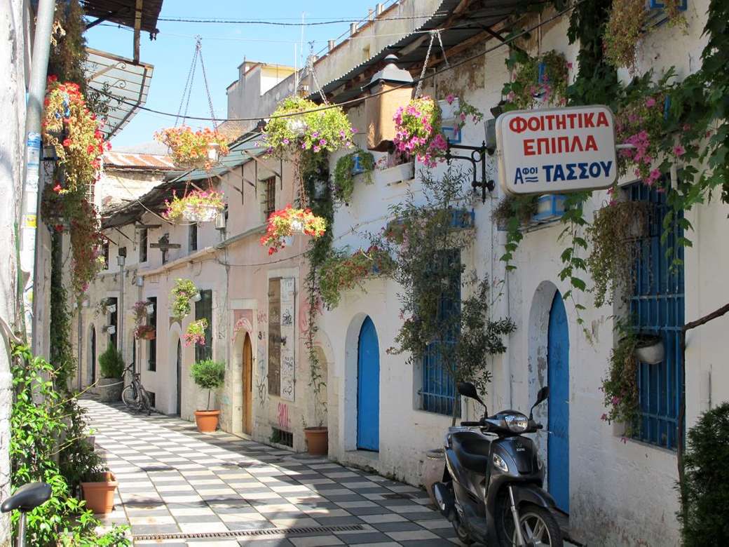 Straße in Griechenland Puzzlespiel online