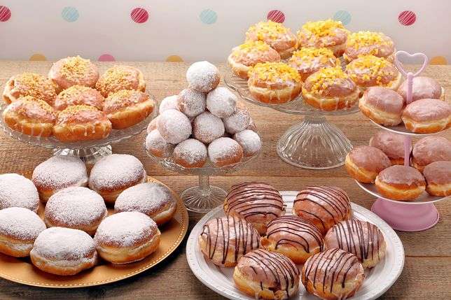 Fetter Donnerstag, Donuts Online-Puzzle