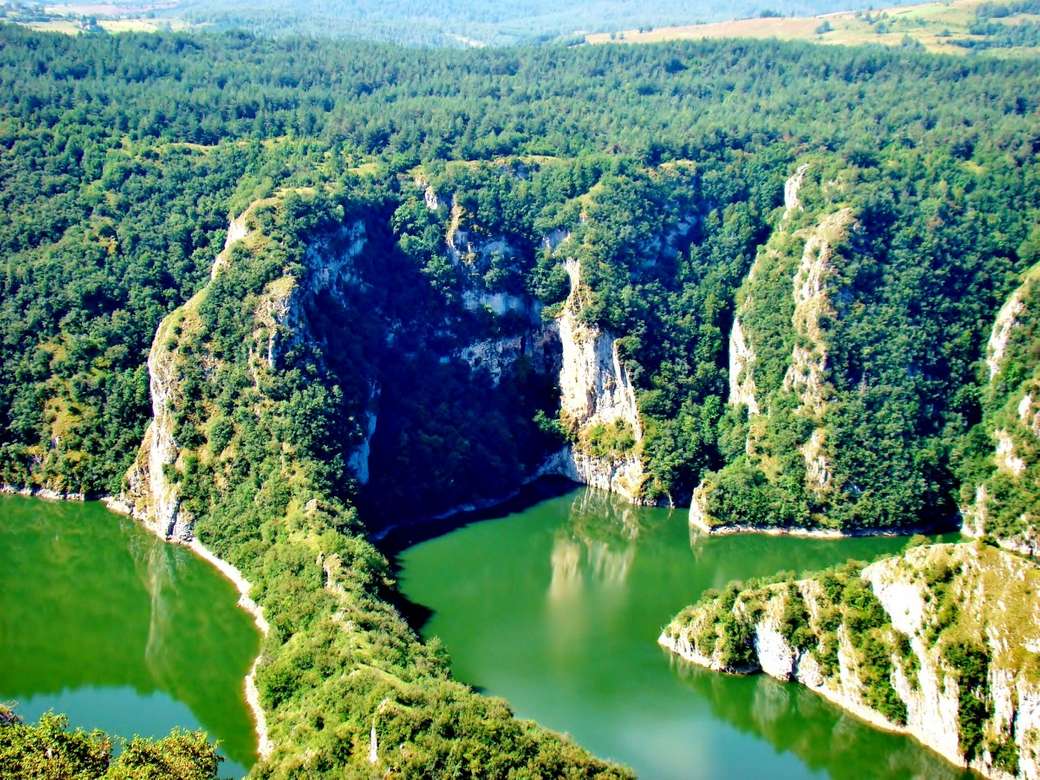 річка в каньйоні - Сербія онлайн пазл