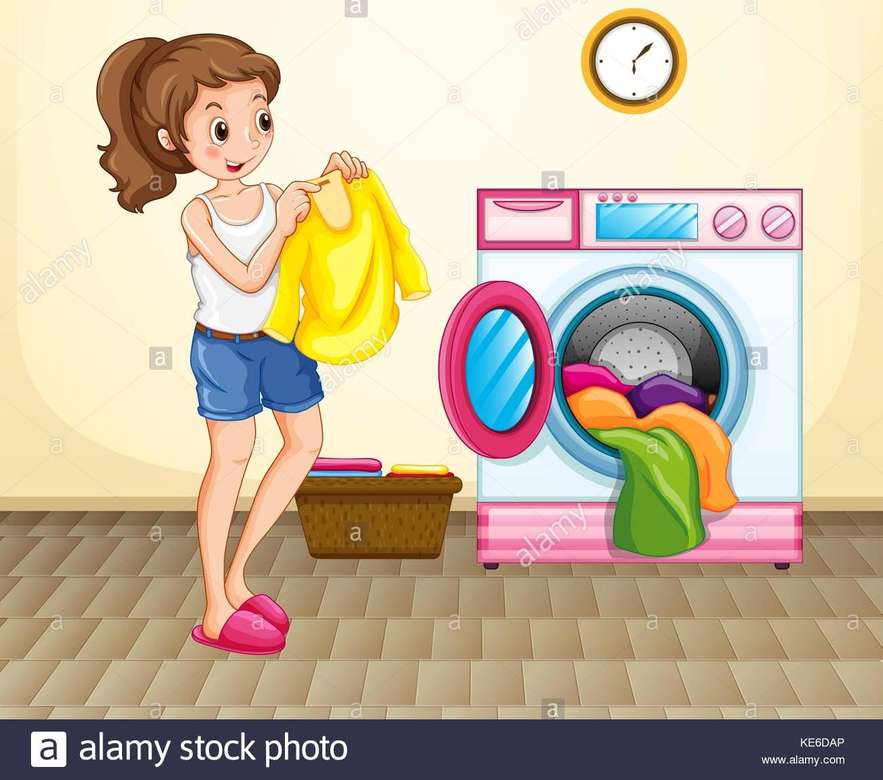 Waschmaschine Online-Puzzle