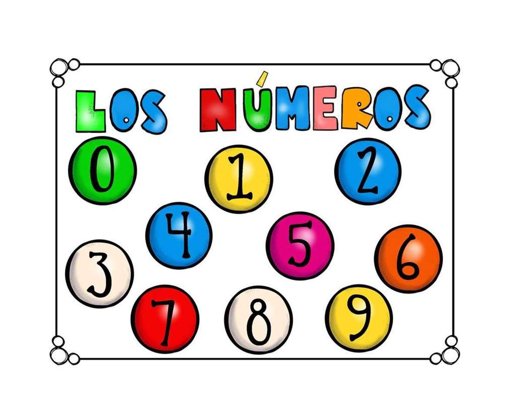 Čísla 0 až 9 online puzzle
