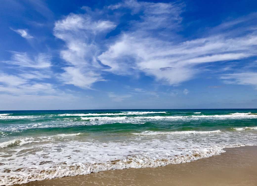 Пляж Хайфа в Ізраїлі пазл онлайн