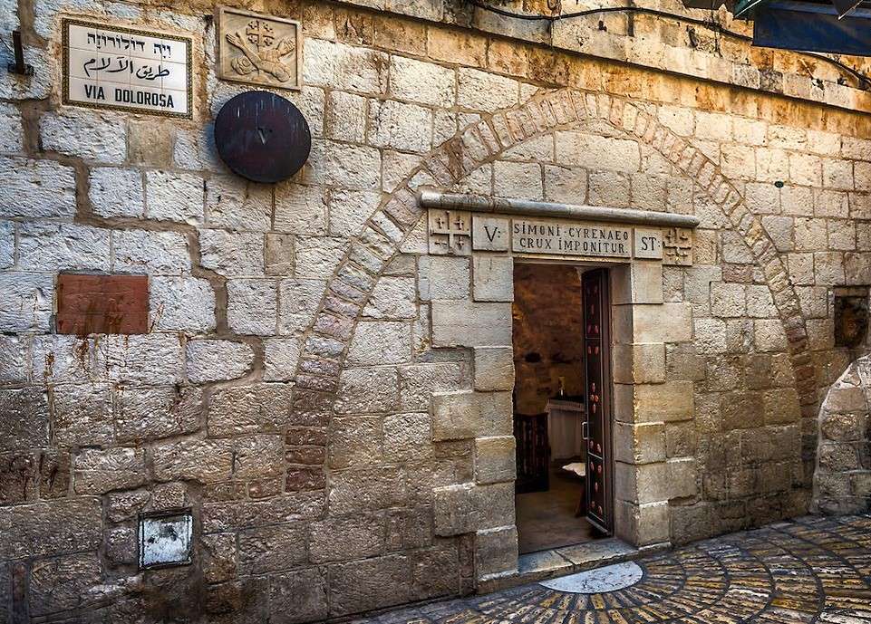 Jeruzalémská kaple Simeon z Kyrény online puzzle