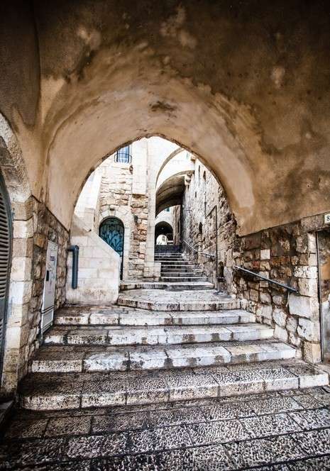 Еврейски квартал в Стария град на Йерусалим онлайн пъзел