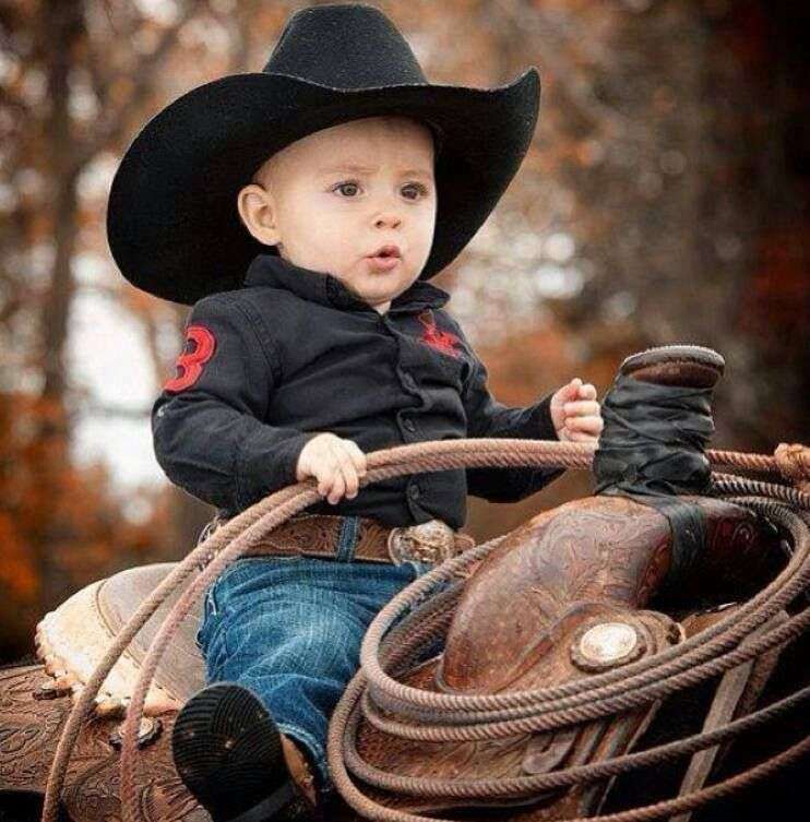 Baby Cowboy ... Online-Puzzle