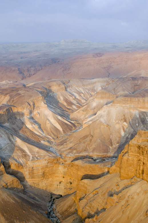 Désert près de Masada puzzle en ligne