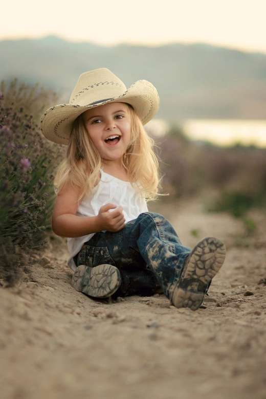 Baby Cowgirl ........... Online-Puzzle
