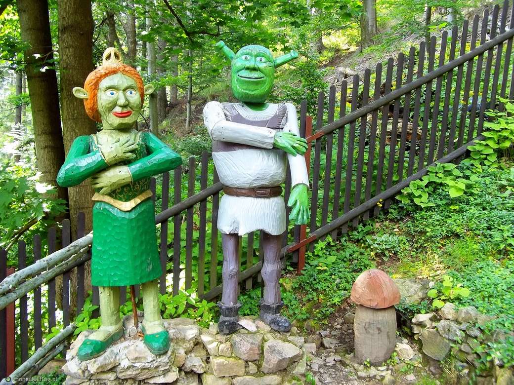 Shrek-faragványok kirakós online