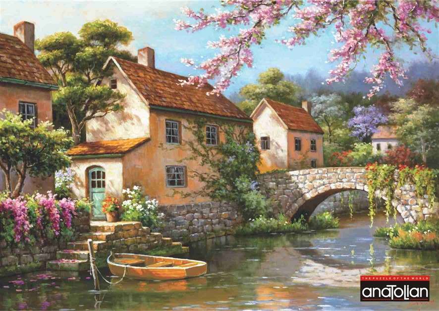 Ház a folyó mellett online puzzle