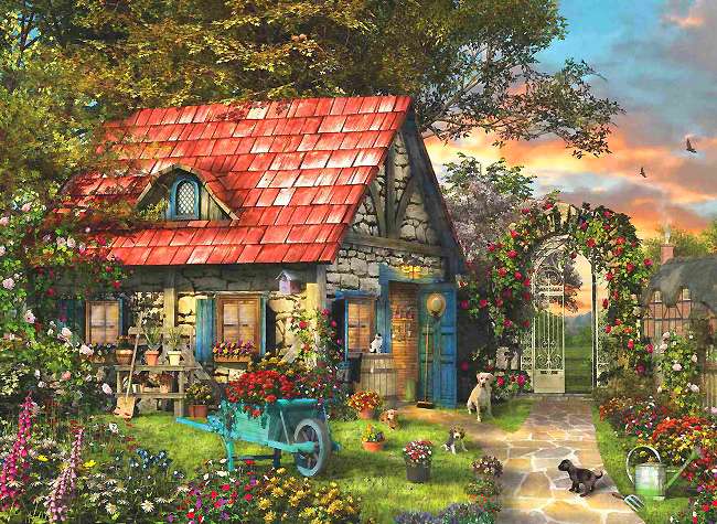 Casa Floriilor și Animalelor jigsaw puzzle online