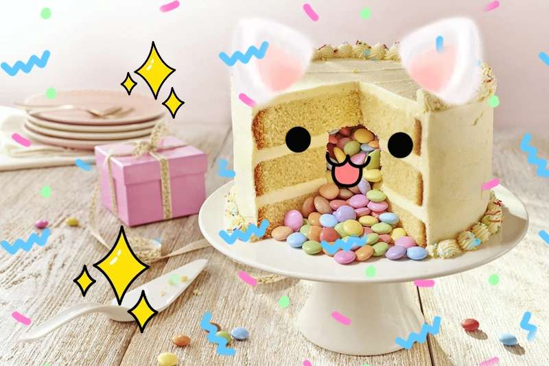 Crazy Piñato-Cake skládačky online