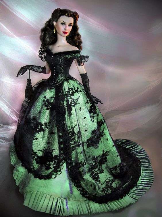ೋღ美しいドレスを着た人形ೋღ ジグソーパズルオンライン