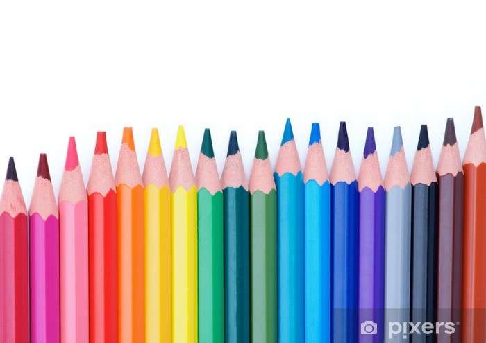 Цветные карандаши пазл онлайн