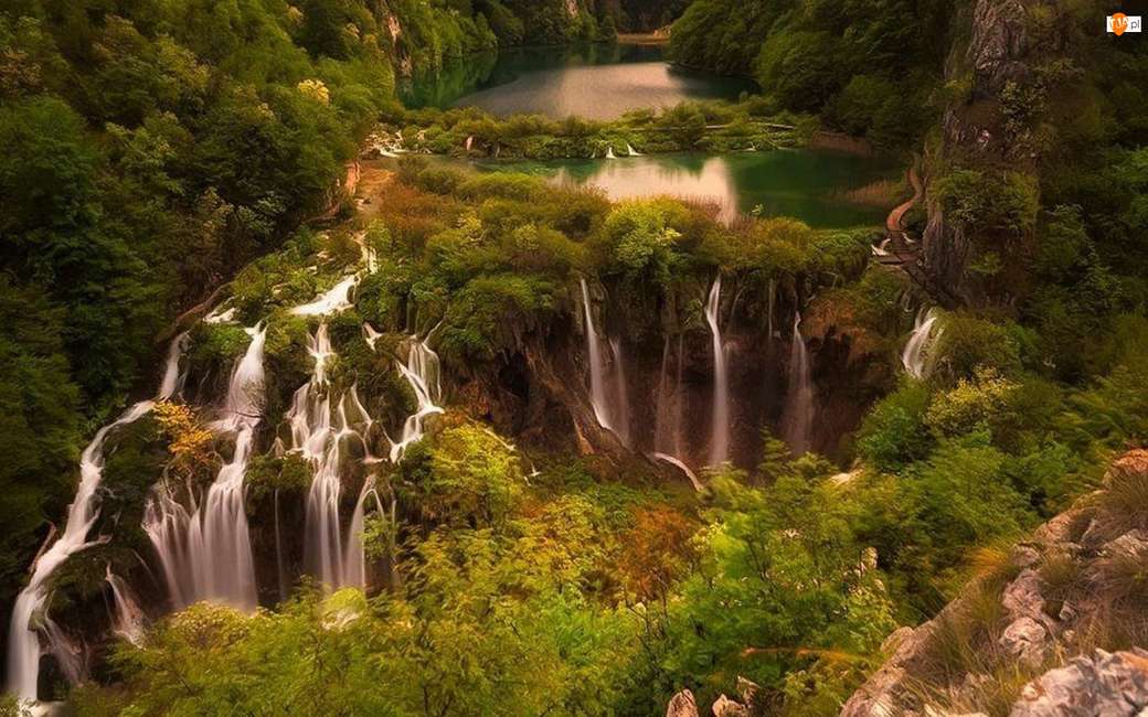 Хърватски водопади онлайн пъзел