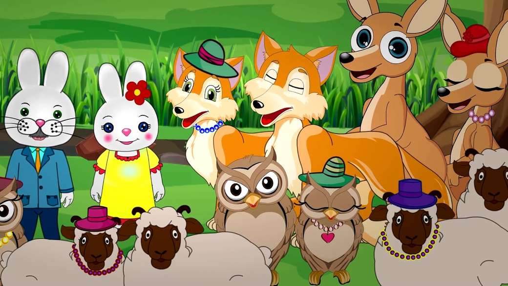 pohádka-bunny alilo online puzzle