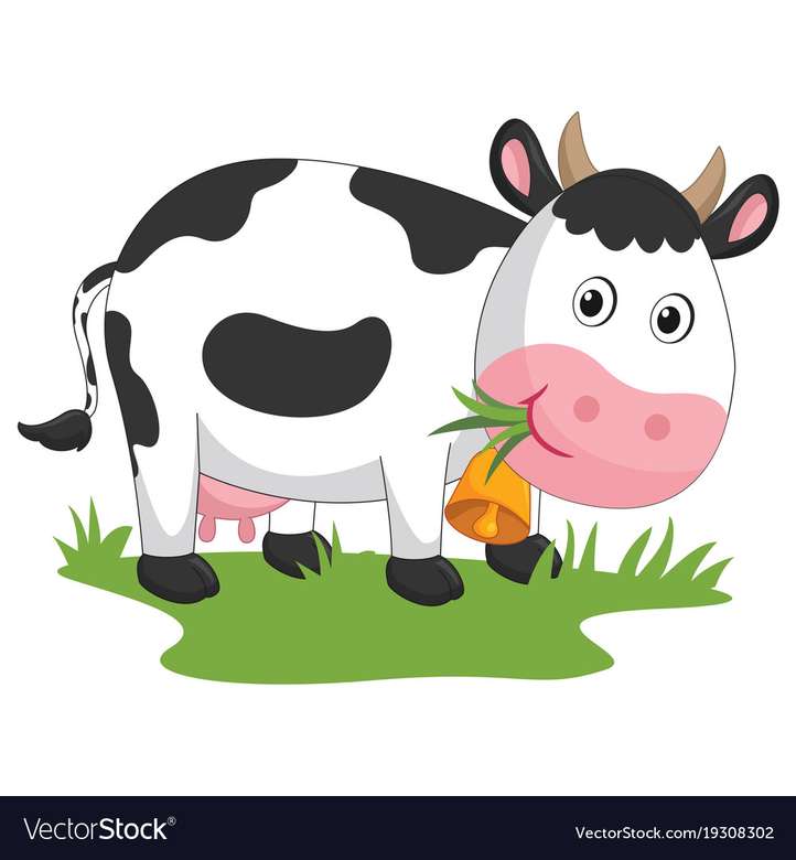 牛の動物 ジグソーパズルオンライン