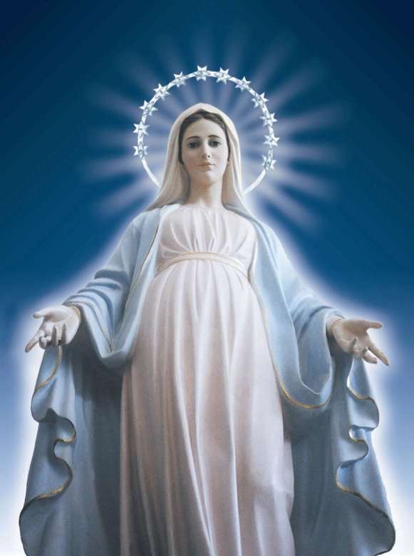 Дева Мария царица на мира онлайн пъзел