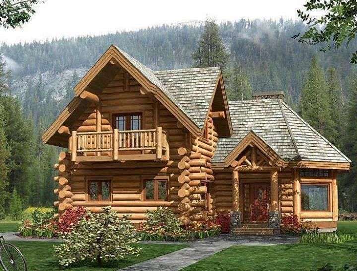 дерев'яний будинок онлайн пазл
