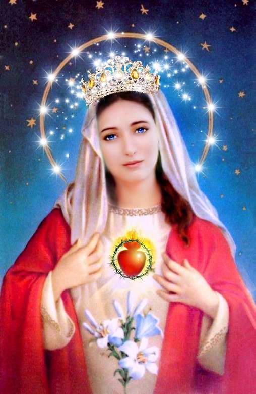 Szűz Mária - a béke királynője kirakós online