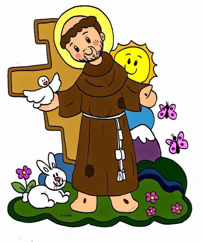 Sint Franciscus van Assisi @icthusgjf legpuzzel online