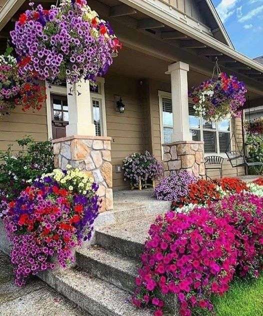 huis bloemen online puzzel