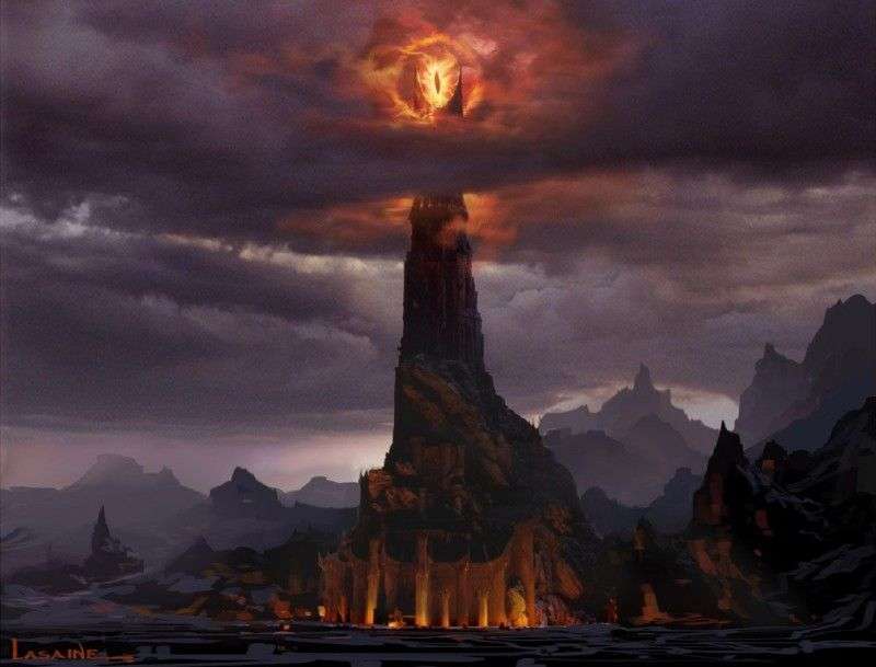 Het oog van Sauron legpuzzel online