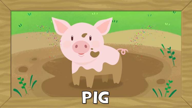 ANIMALS: PIG rompecabezas en línea