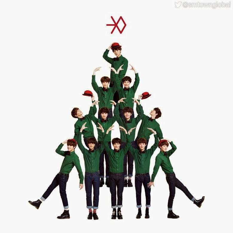 Exo Christmas online puzzle