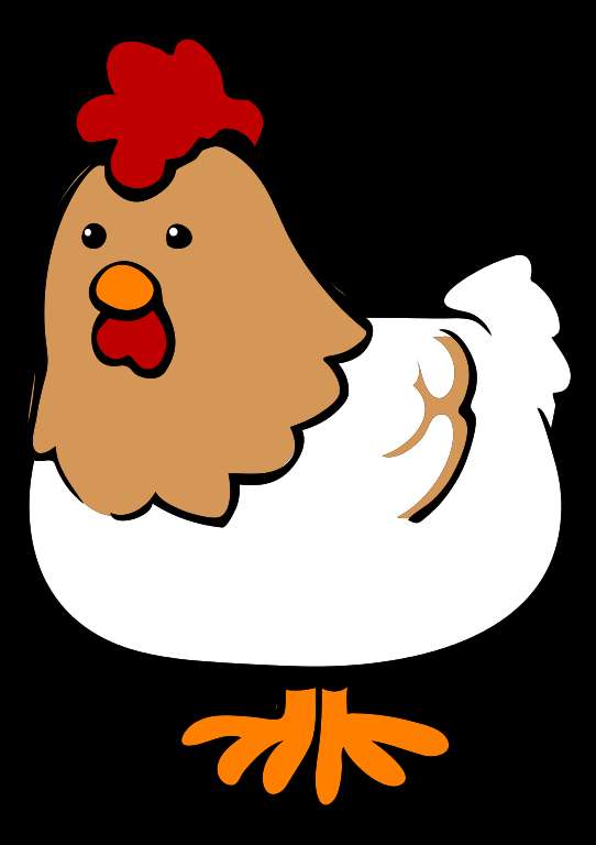 Κοτόπουλο ζώων εκτροφής ζώων παζλ online