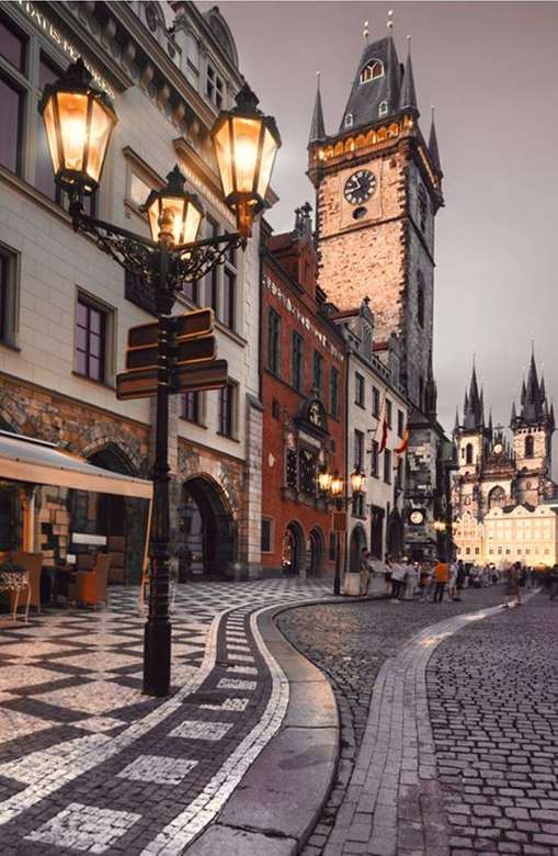 Tjeckien Prag. Pussel online