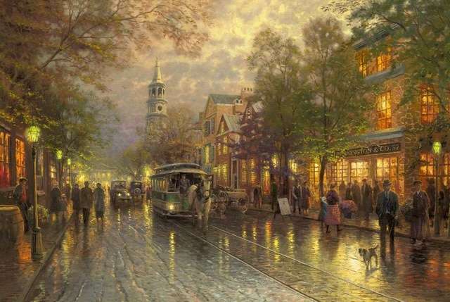 At dusk. jigsaw puzzle online