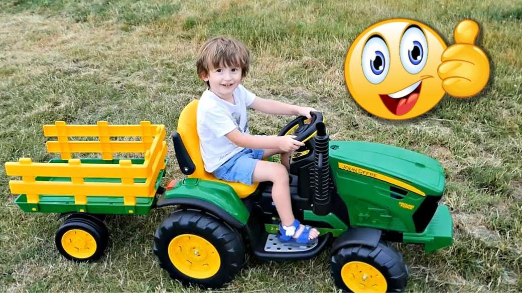 un tractor pentru un băiat jigsaw puzzle online