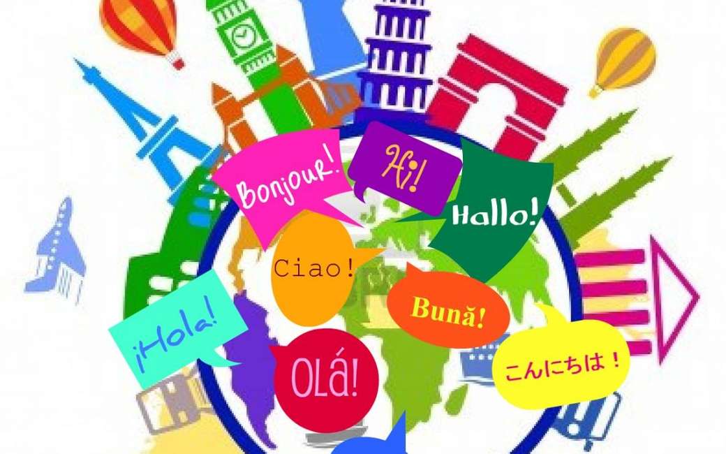 Languages ​​of the world online puzzle