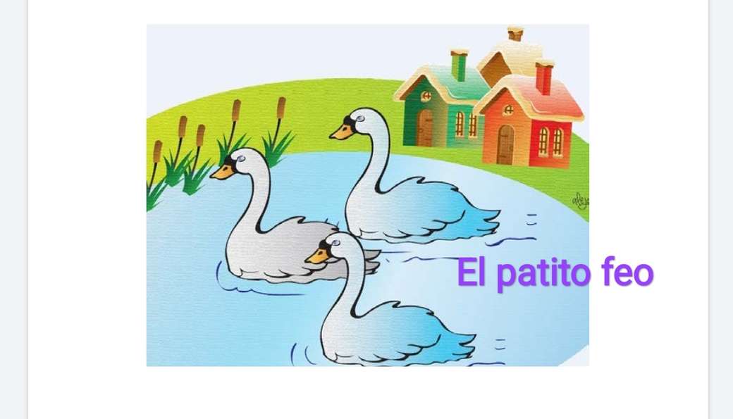 El patito feo rompecabezas en línea