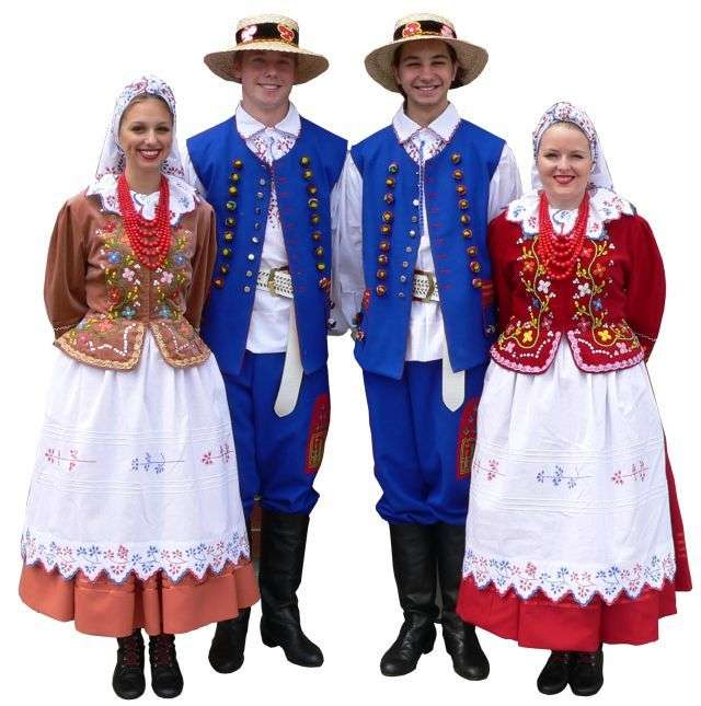 Польський народний костюм онлайн пазл