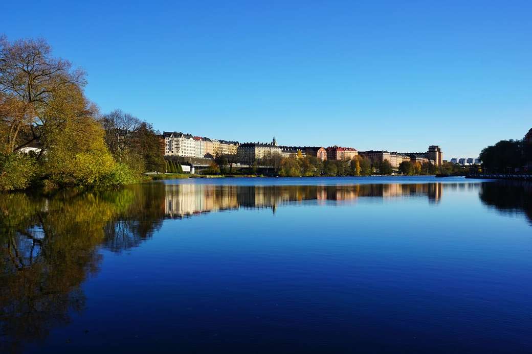 Kilátás a Karlbergssjön-re. kirakós online