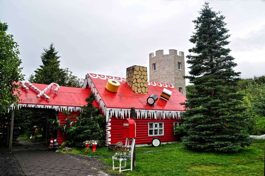 къща на Санта Клаус онлайн пъзел