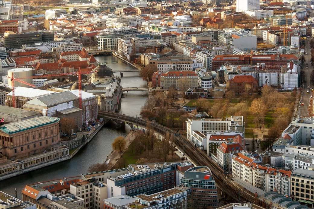 luchtfoto van de rivier legpuzzel online