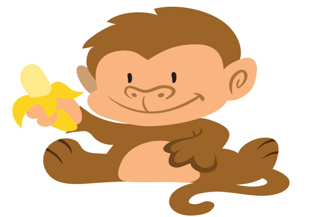 Маймунски пъзел онлайн пъзел