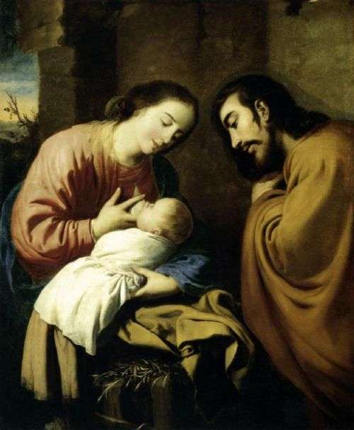 Jézus, Mária és József ೋ ღ kirakós online