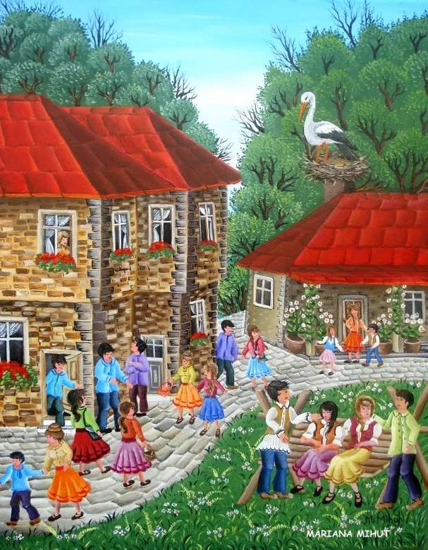 ೋ ღ Colorful Villages ೋ ღ jigsaw puzzle online