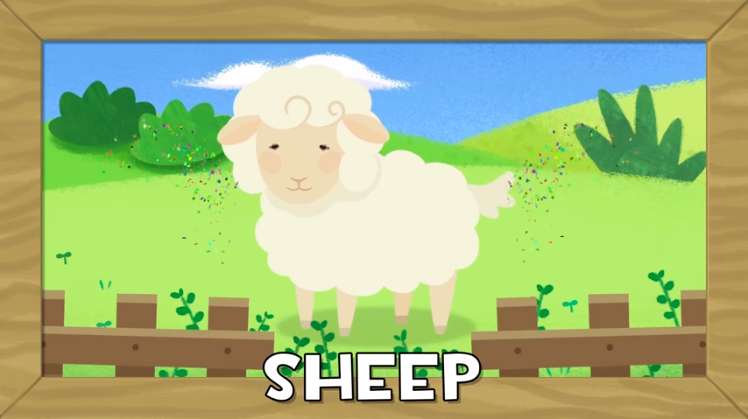 ANIMALE DE FARMĂ: SHEEP jigsaw puzzle online