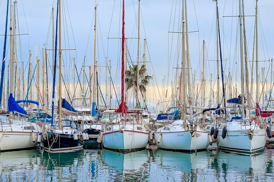 Mallorca hamn i Palma Pussel online