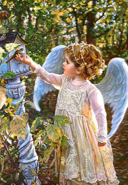 ೋ Painting of Angels ೋ ღ online puzzle