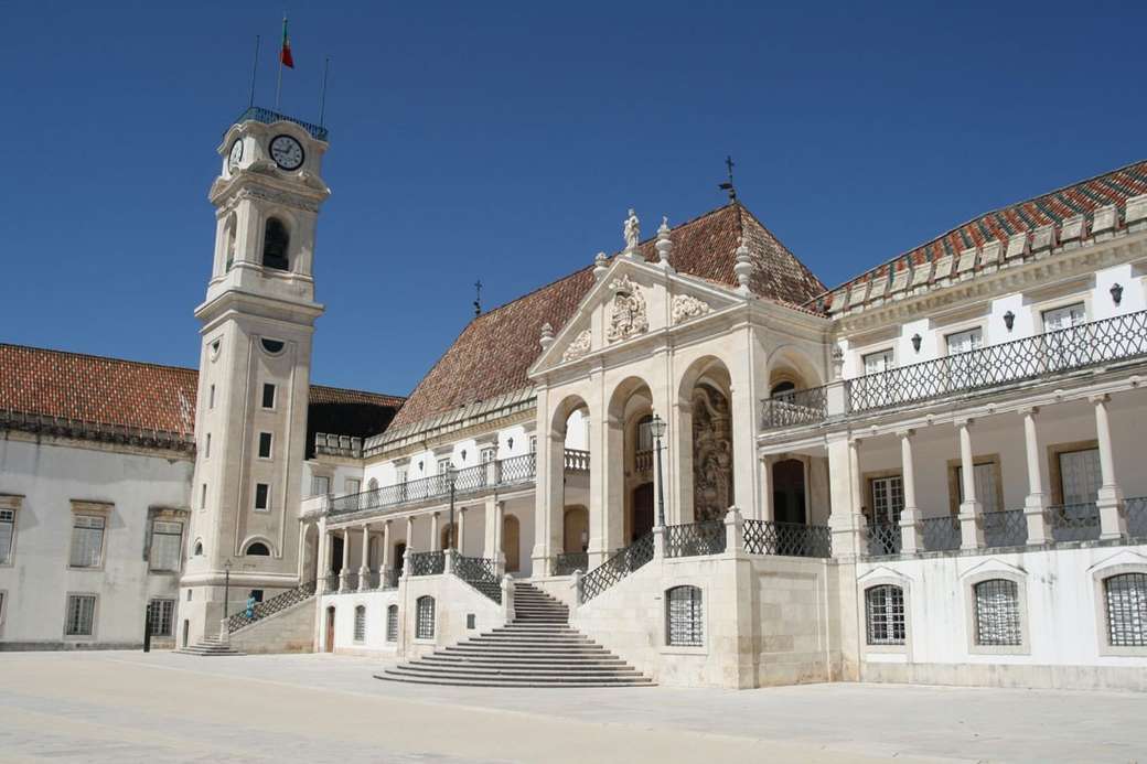Coimbra city in Portugal university online puzzle