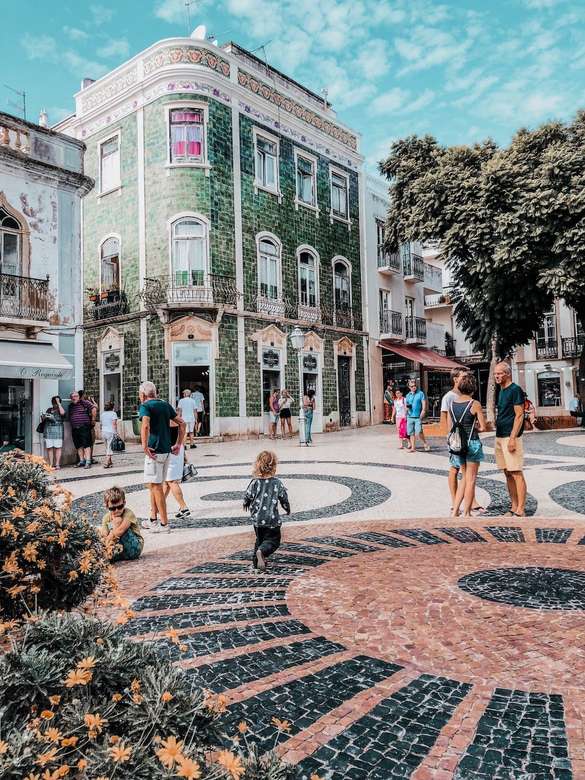 Lagos no centro do Algarve puzzle online