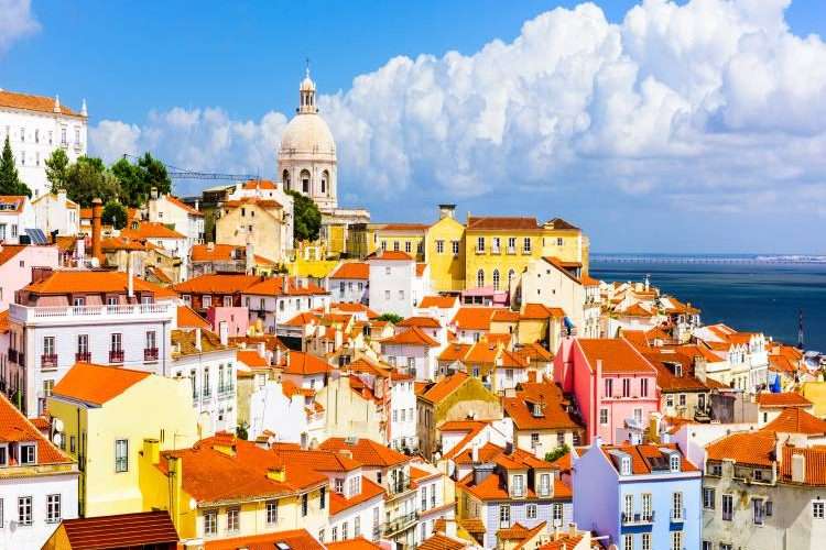 Πανόραμα της πόλης της Λισαβόνας παζλ online