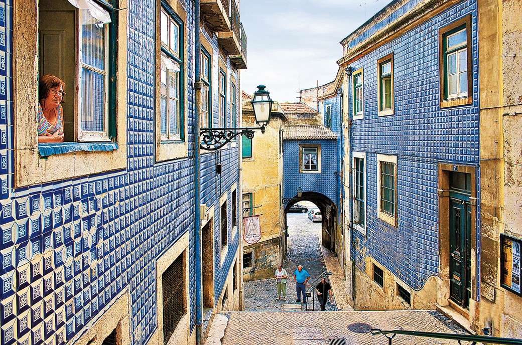 Старе місто Лісабона Португалія онлайн пазл