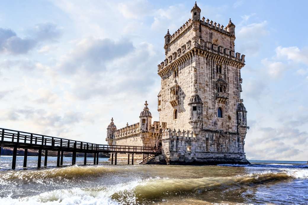 Лиссабонская башня из Белема пазл онлайн