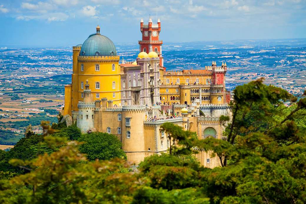 Sintra Pena Palace Portugal Pussel online